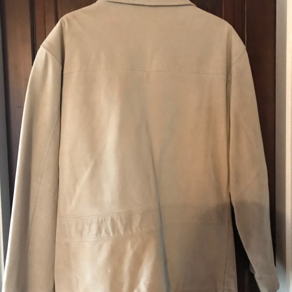 Vintage Light Tan Men’s Leather Jacket - Picture 4 of 8